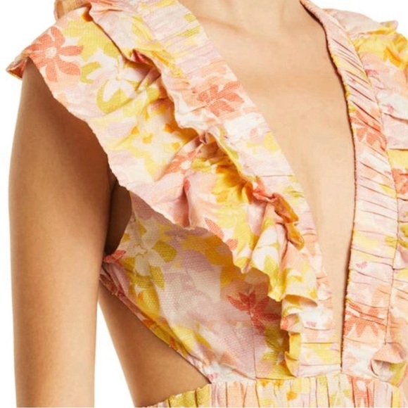 Botanic Mini Dress in Vintage Light BloomMAGALI PASCAL NWT S - Picture 3 of 9